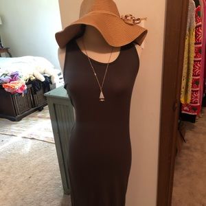 Long green dress New with tags